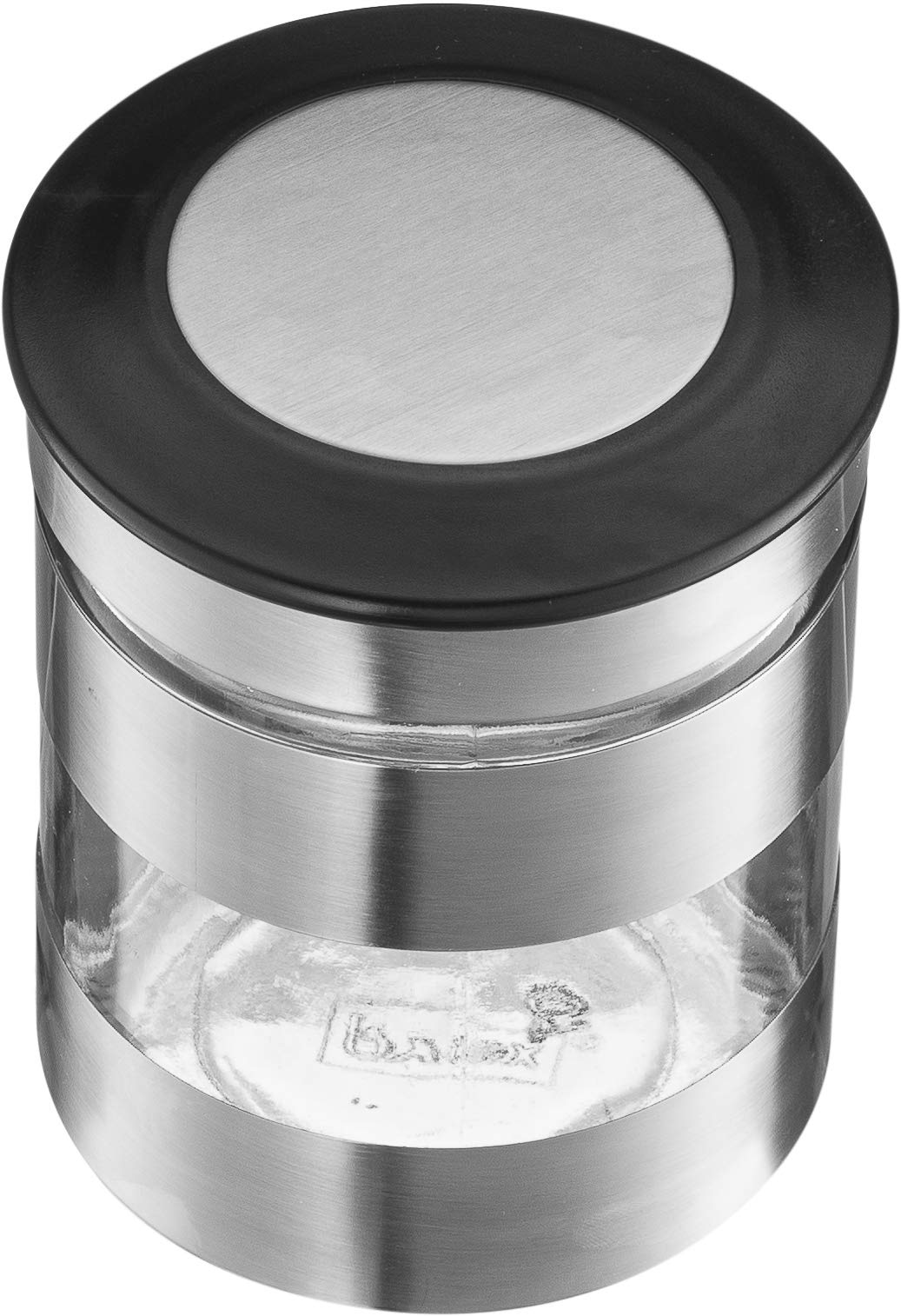 Le'raze Quality Stainless Steel Canister Set of 3 for Kitchen Counter with Glass Window & Airtight Lid - Food Storage Containers with Lids Airtight - Pantry Storage and Organization Set