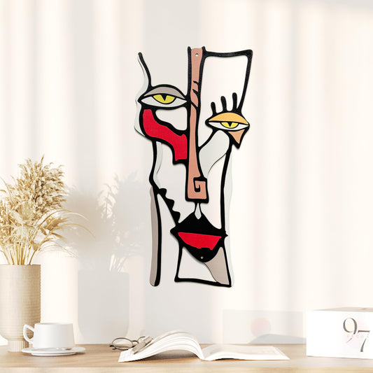 97 Decor Minimalist Metal Wall Art For Living Room - Pablo Picasso Wall Art Abstract Sculptures, Unique Midcentury Artwork Mid Century Modern Decor For Home Bedroom Bathroom