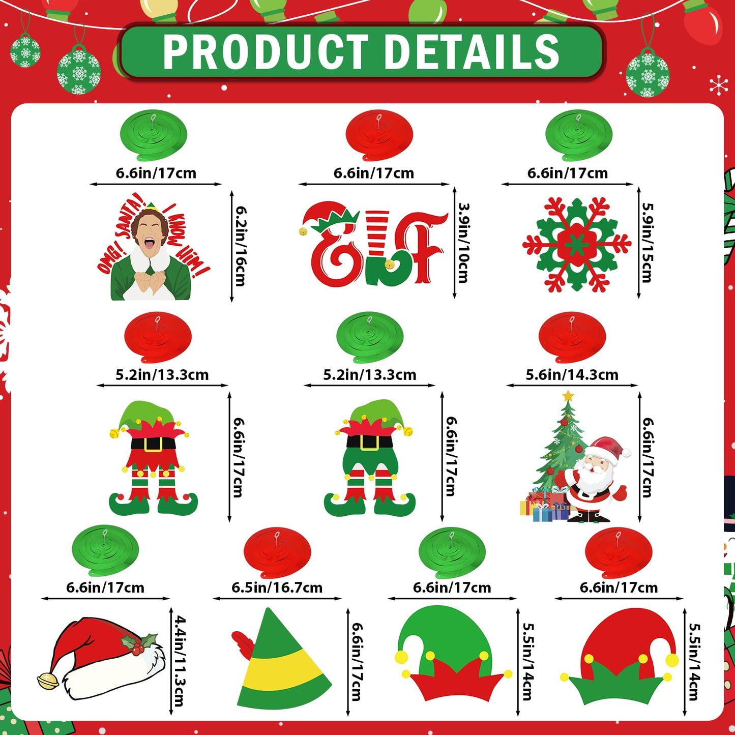 Santa I Know Him Banner Buddy The Elf Christmas Decorations Buddy The Elf Banner for Christmas Elf Decorations