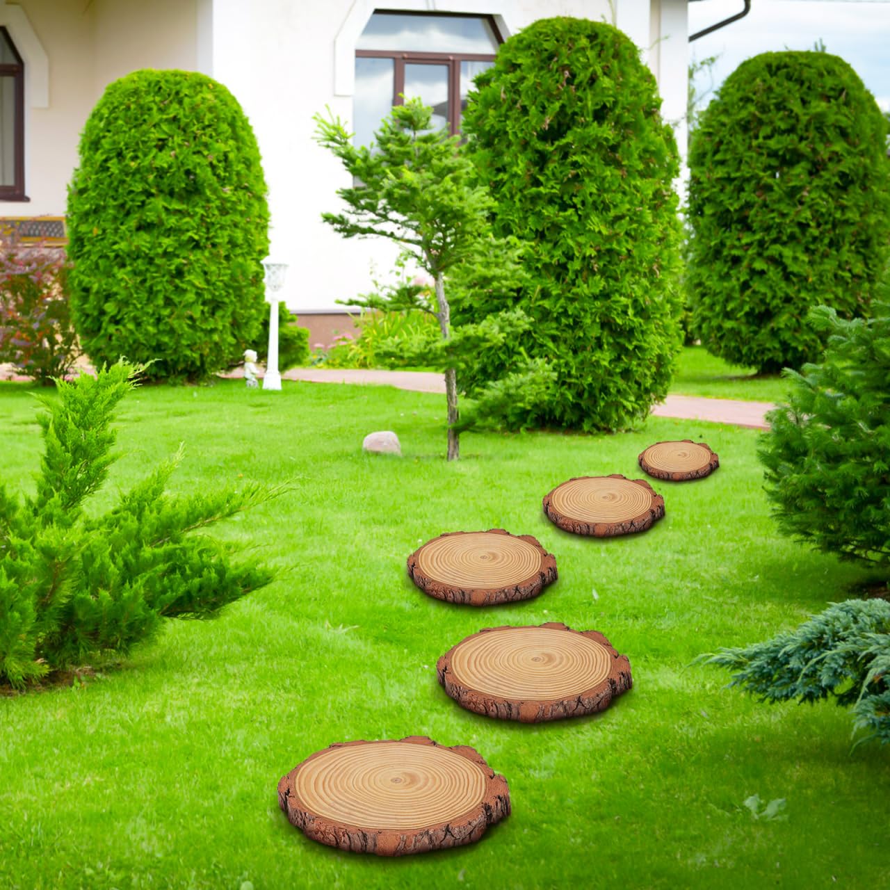 KESYOO 3pcs Garden Stepping Stones Outdoor Walkway Patio Stones for Landscape Decor