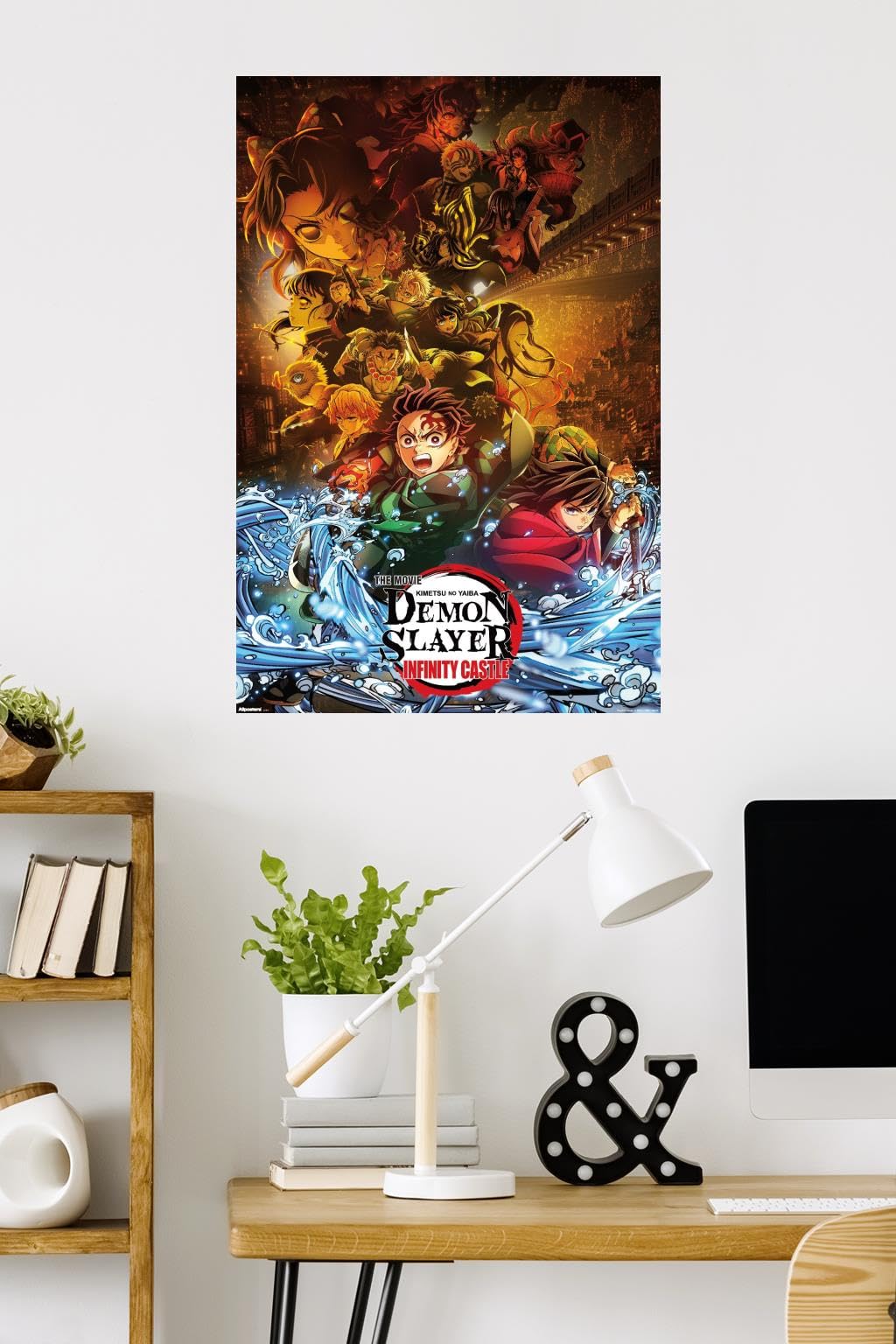 Demon Slayer: Infinity Castle (2025) - Group Key Art Wall Poster, 34L" x 22.4W", Unframed Version