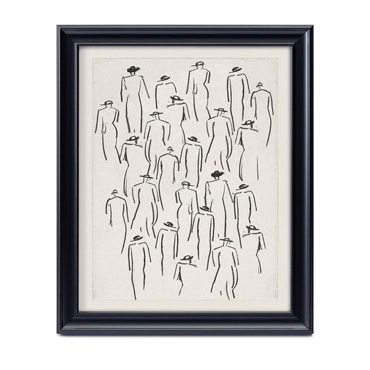 Framed Abstract Canvas Wall Art Decor, Minimalist Wall Prints for Bedroom Bathroom Office, Posters for Living Room Aesthetic, Nature Painting Artwork