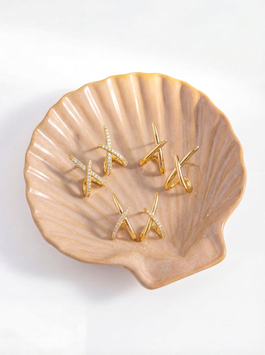 MUMREUES Jewelry Tray Trinket Dish Ceramic Shell Jewelry Holder Decorative Plate Bowl Organizing Rings Earrings Necklaces Keys Cute Small Tray Gifts for Mom