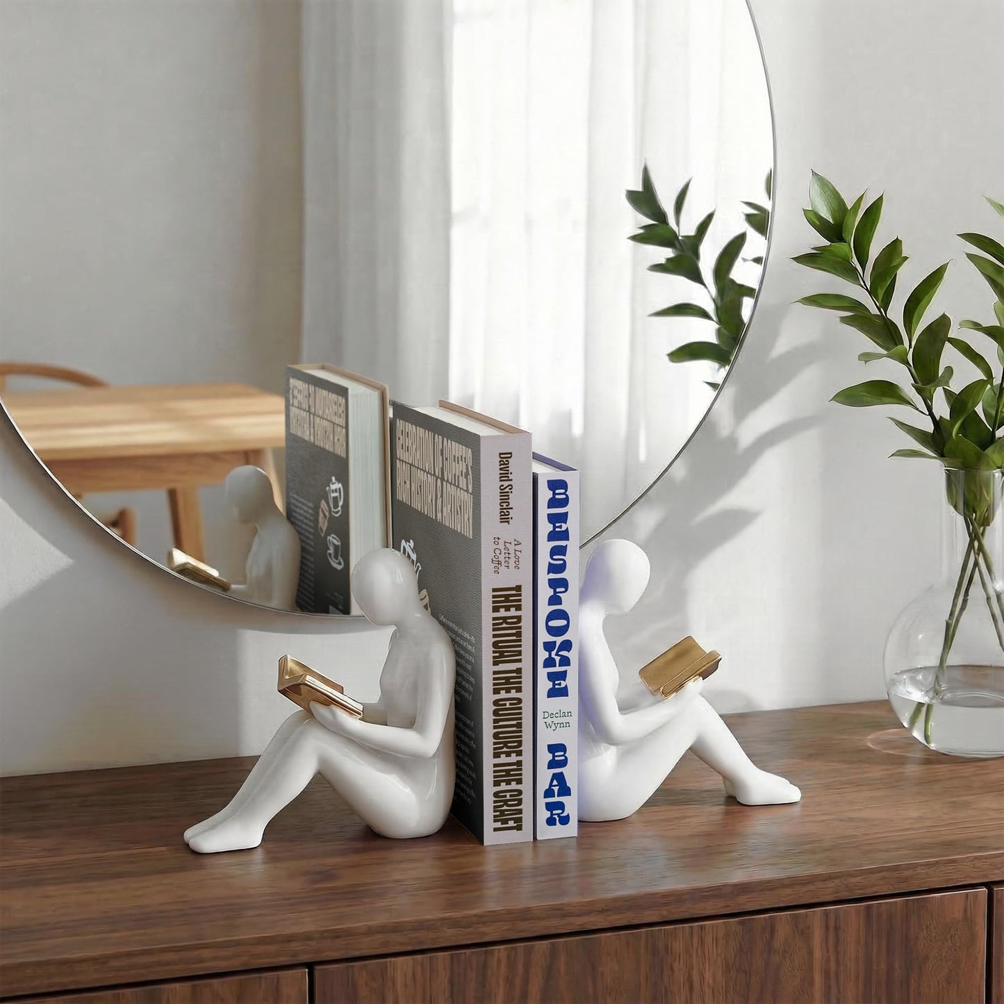 MESMOS Set of 2 Faux Decorative Coffee Table Books, Fake Book Storage Boxes for Home Decoration & Bookshelf Decor, Aesthetic Console Table Decor, Drinks Edition