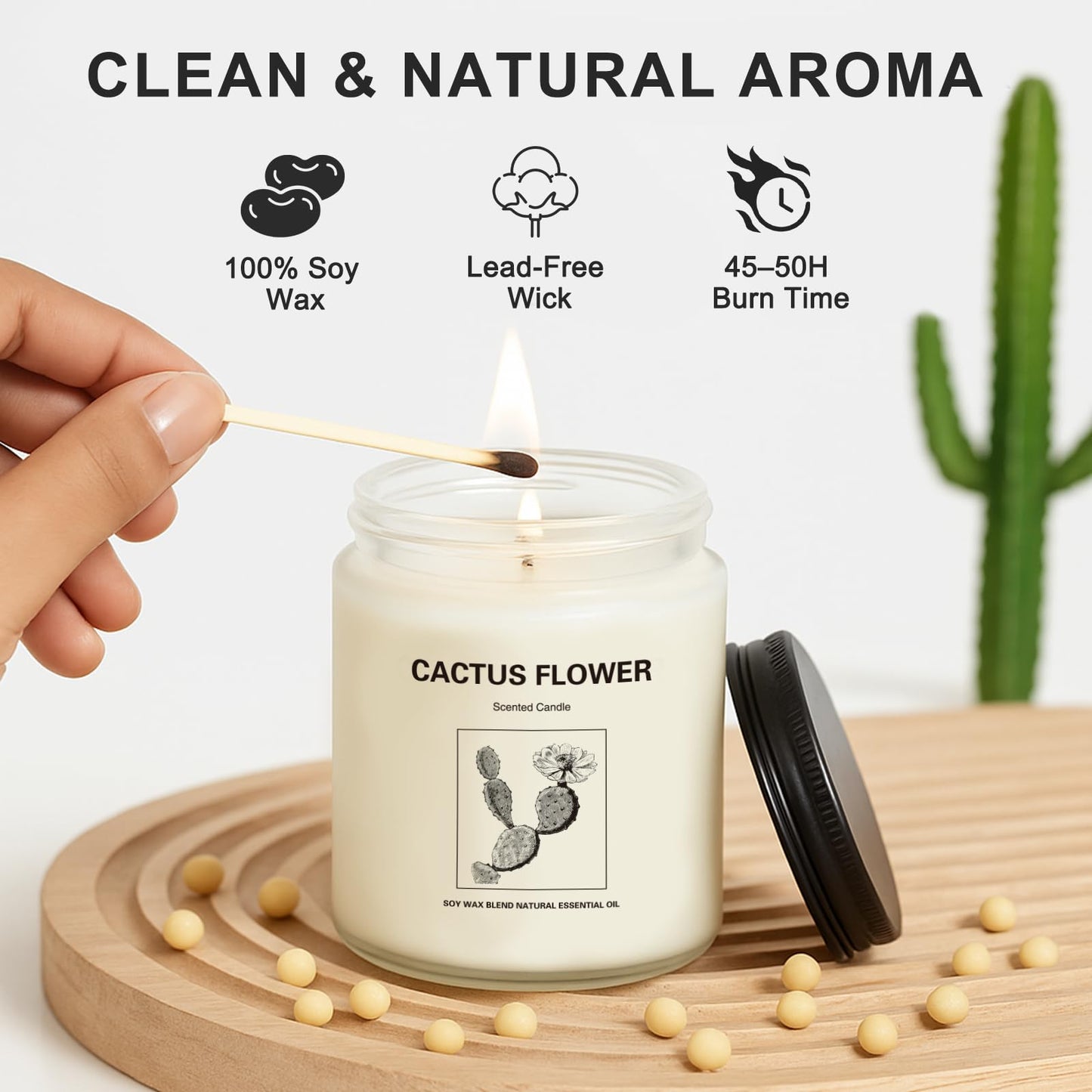 Scented Candles for Home,4 Pack Soy Candle Gift Set with 4 Fragrance Scents,Aromatherapy Lavender Floral & Wood Candles for Relaxation,Long Lasting Spa Candles for Bedroom Bathroom Gifts for Women