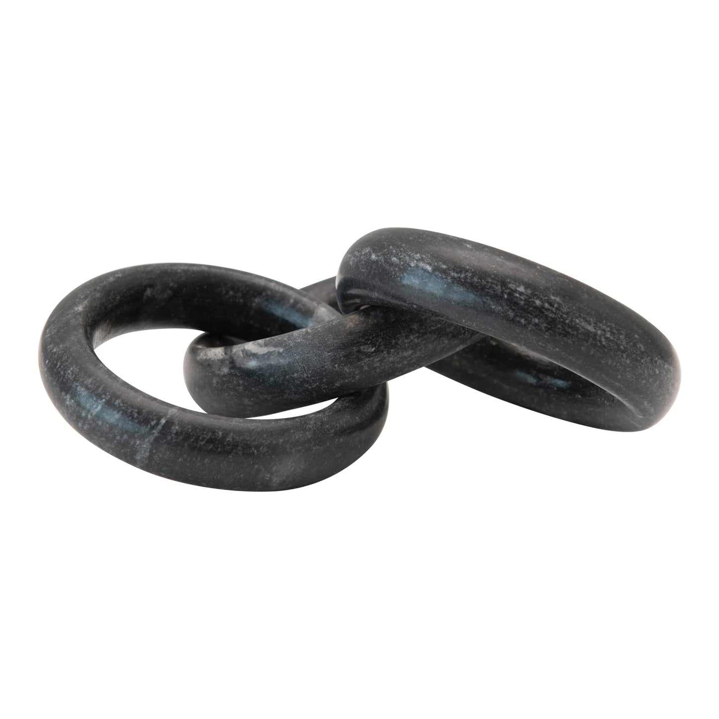 Bloomingville Marble Circle Chain, Black Décor, AH1797