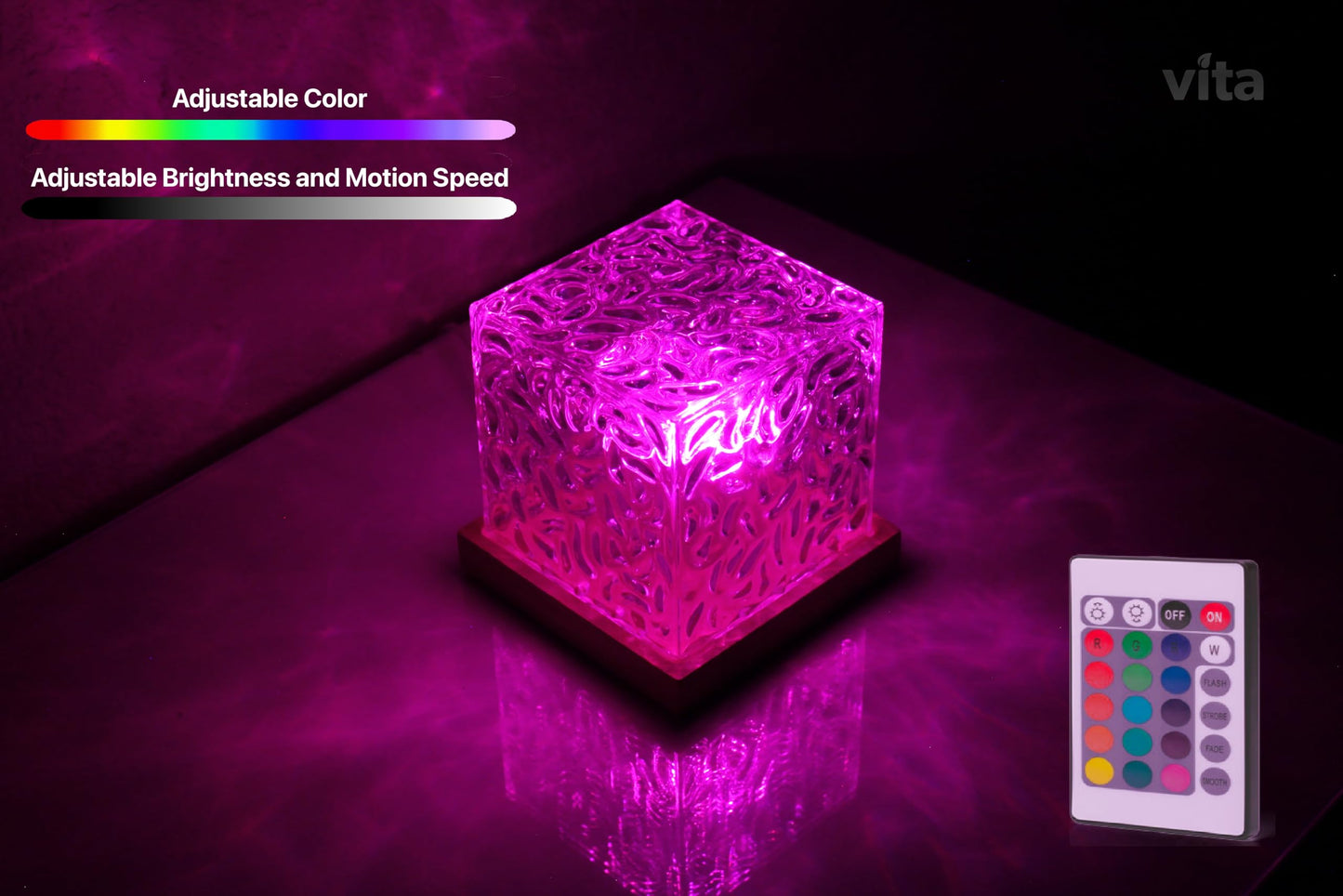 Ocean Wave Light Projector | Northern Lights Aurora & Crystal Ripple Lamp | Ocean Mood & Night Light with Remote, Multi-Mode Moving Waves & Aurora Effects for Bedroom, Living Room & Romantic Ambience