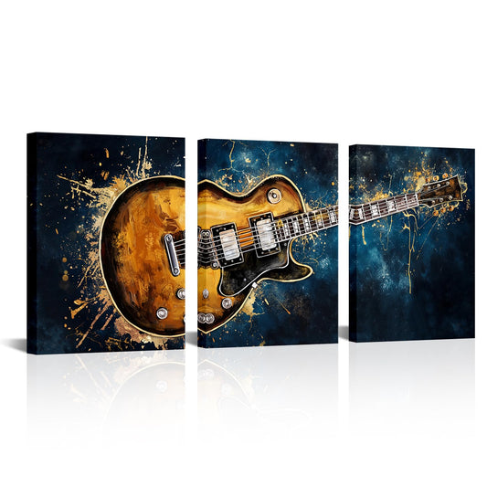 Artmyharbor Rock Wall Decor Guitar Photos Music Wall Art 12 x 16 inches