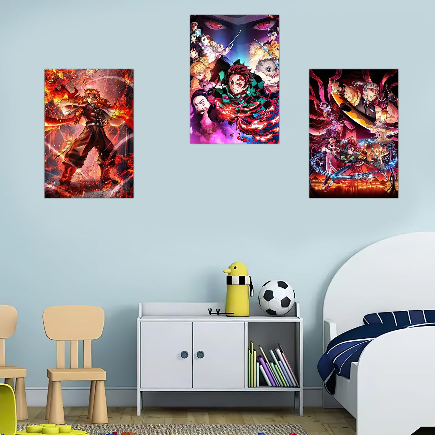 Babymiu Anime Wall Poster 8-Pack 11.5 x 16.5 INCH,Anime Cartoon Gifts Merch Party Supplies Unframed Version HD Printing Poster for Room Club Wall Art Decor Style B