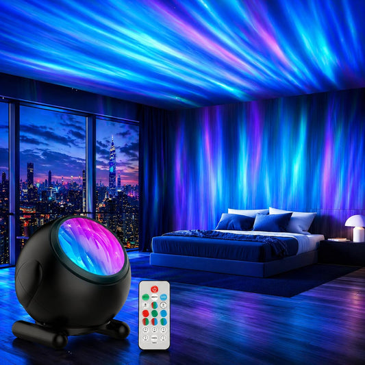 Northern Lights Projector, LED Night Light Aurora Projector with Timer and Remote, Room Decor, Gifts for Kids, Adults, Christmas, Birthday