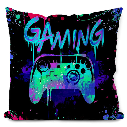 Gamer Room Decor For Boys,Game Room Decor,Gaming Room Decor,Gamer Pillow Cover 18x18,gaming pillow Cover,teen boy room decor game room couch,teenage boy room decor,boys room decorations for bedroom