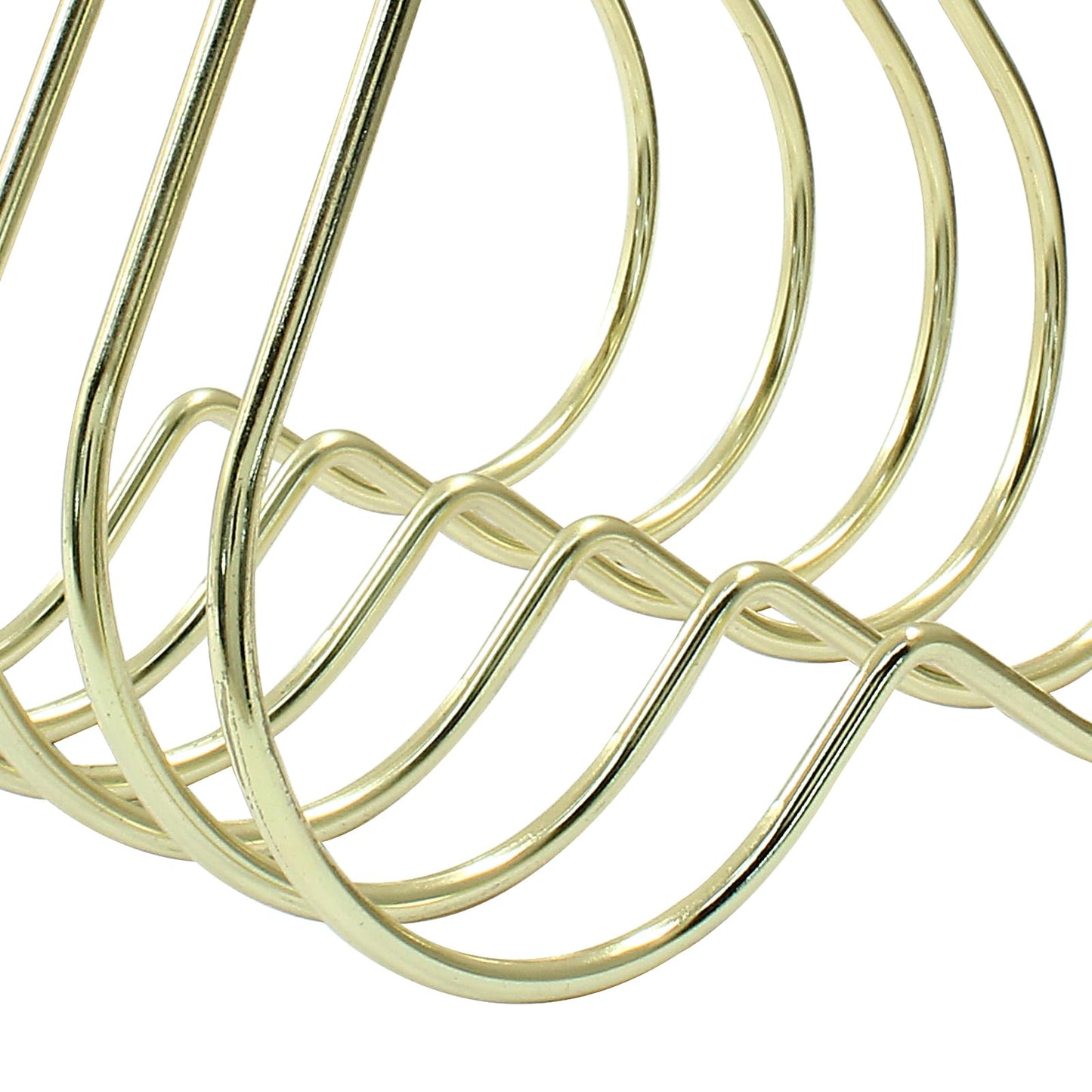 Hitefu Heart Shaped File Holder, 5 Slot Files Folder Stand, Iron Storage Rack for Book, Magazine, Album, Vinyl Records (Gold)
