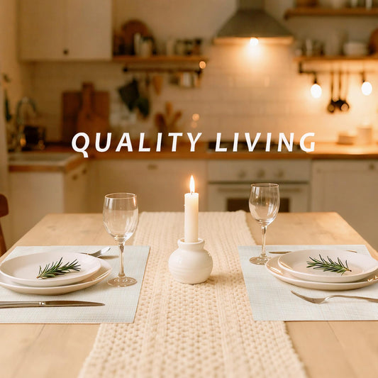 Durable Vinyl Placemats Set of 4, Non-Slip for Dining Table Mat, Heat Resistant Place Mats, Washable Anti-Slip PVC Easy to Clean Wipeable Premium Plastic Mats for Kitchen Beige