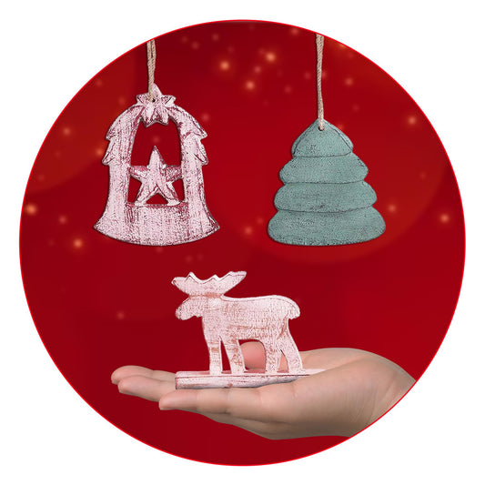 Store Indya Decorative Tree Hanging Ornament for Seasonal Decor (Large)