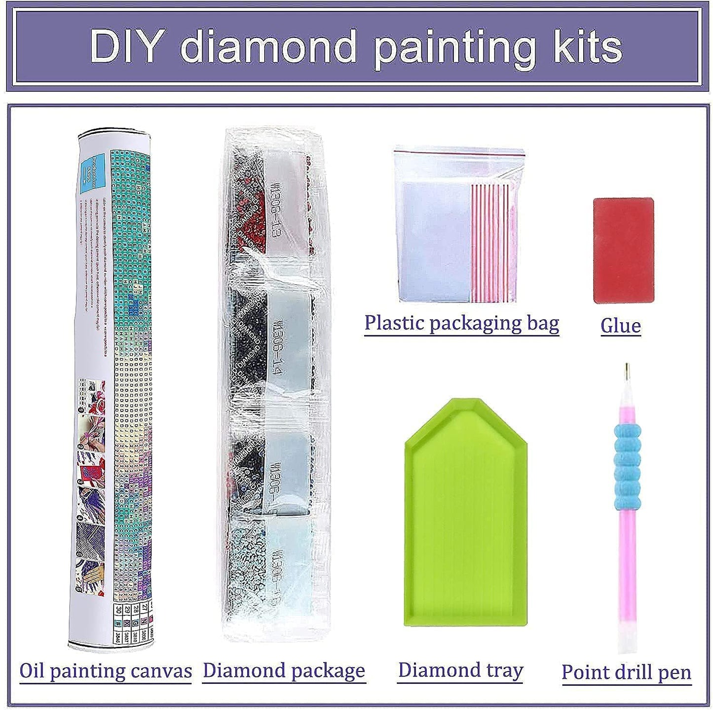 BOHADIY Winter Cardinal Christmas Diamond Art Painting Kits for Adults - Full Drill Diamond Art Paintings for Beginners, Round 5D Paint with Diamonds Gem Art Painting Kits DIY Adult Crafts 12x16inch