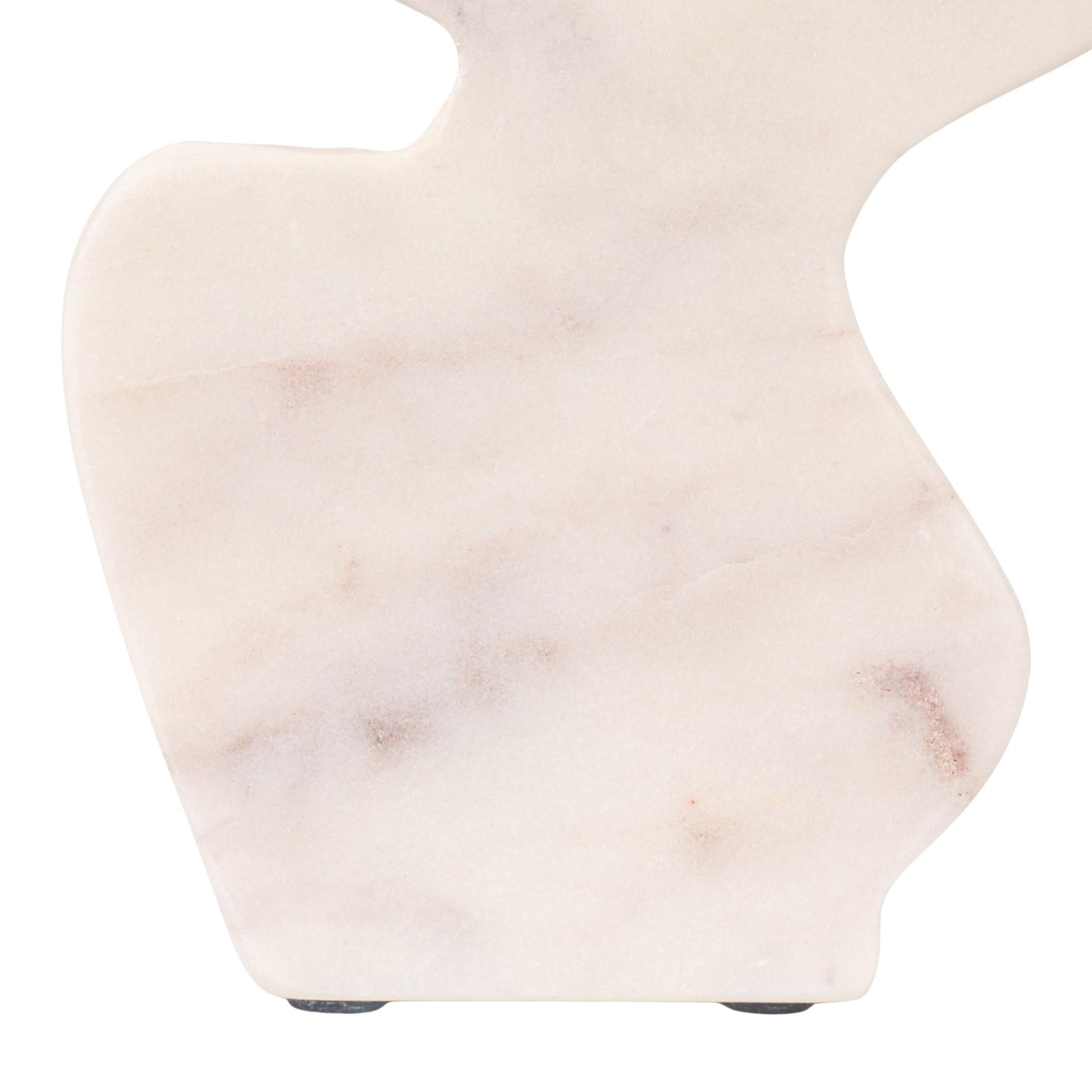 Decorative Abstract Marble Sculptures, Set of 2 Styles, White