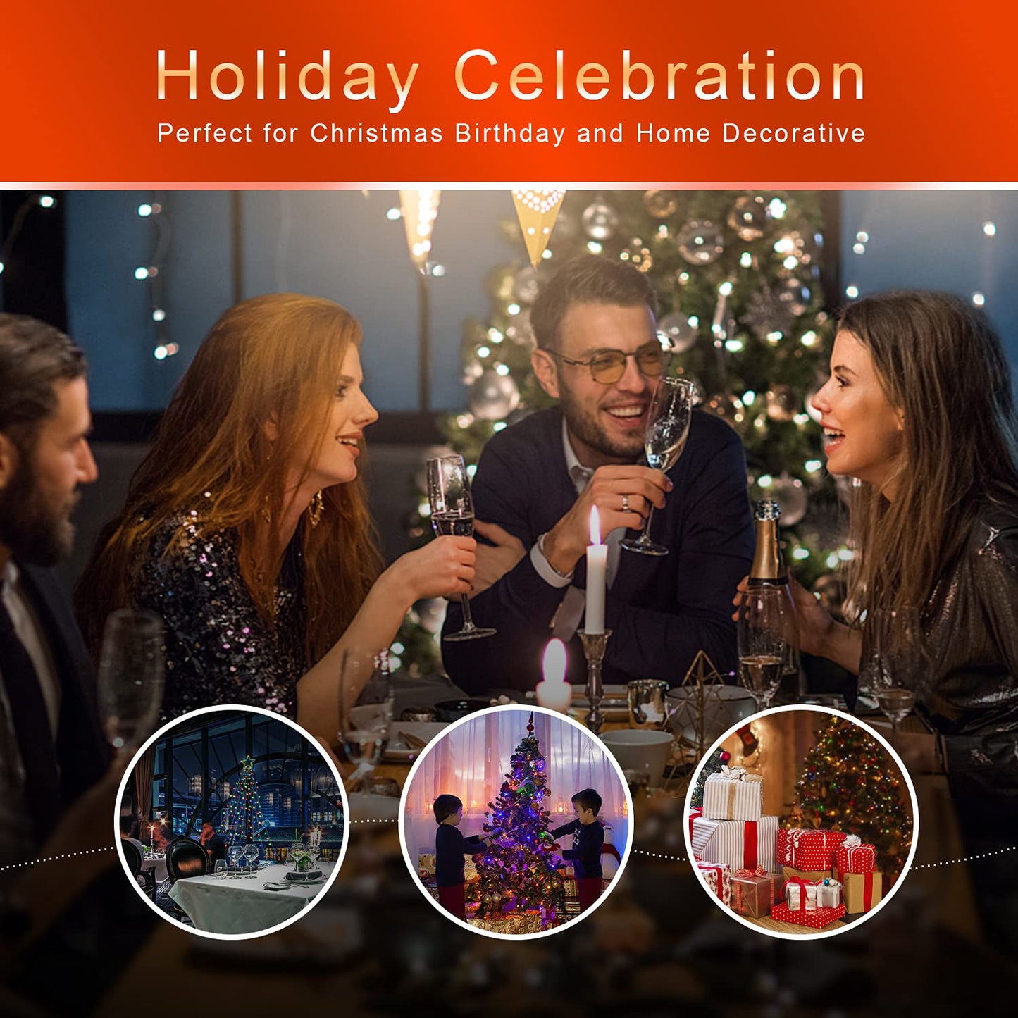 Christmas Decoration Lights, Outdoor Christmas String Lights 320 LED 11.5 Ft Waterfall Tree Light with Big Star Topper 8 Light Modes for Xmas New Year Holiday Garden Yard Indoor Outdoor Decor