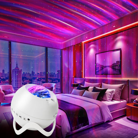 Galaxy Projector for Bedroom, Star Projector, White Noise with Bluetooth Speaker, Timer, Night Light,for Party, Living Room Decoration