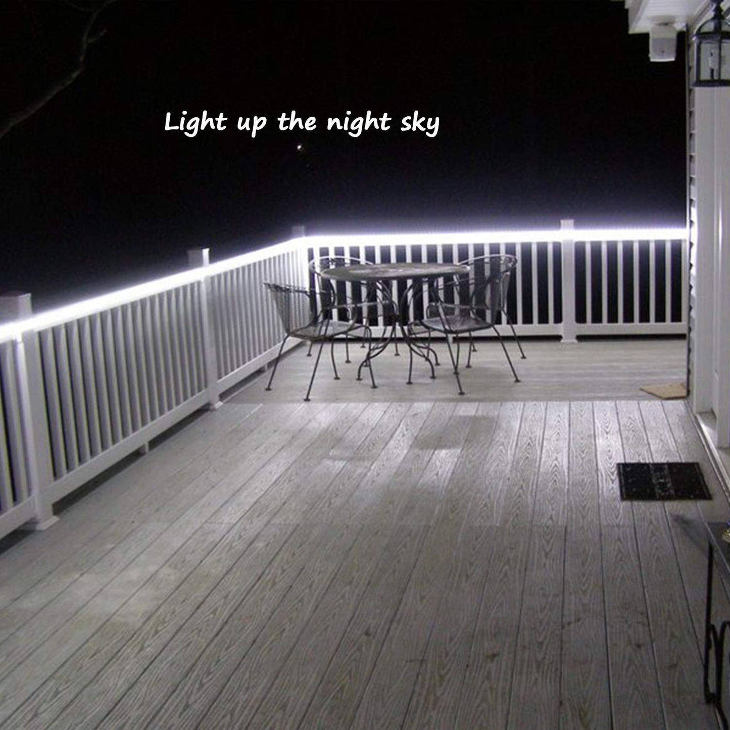 Areful LED Rope Lights, 16ft Daylight White Strip Lights with Clear PVC Jacket, Connectable and Flexible, Waterproof for Indoor Outdoor use, 110V Plugin Tape Lighting with High Brightness 3528 LEDs