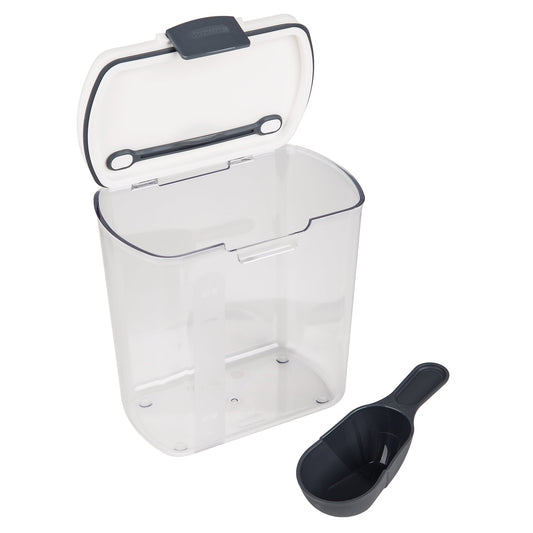 ProKeeper 2.5-Quart Grain Storage Container with Hinged Lid, Clear – BPA-Free, Airtight Seal, 5.5 x 7.65 x 7.25"