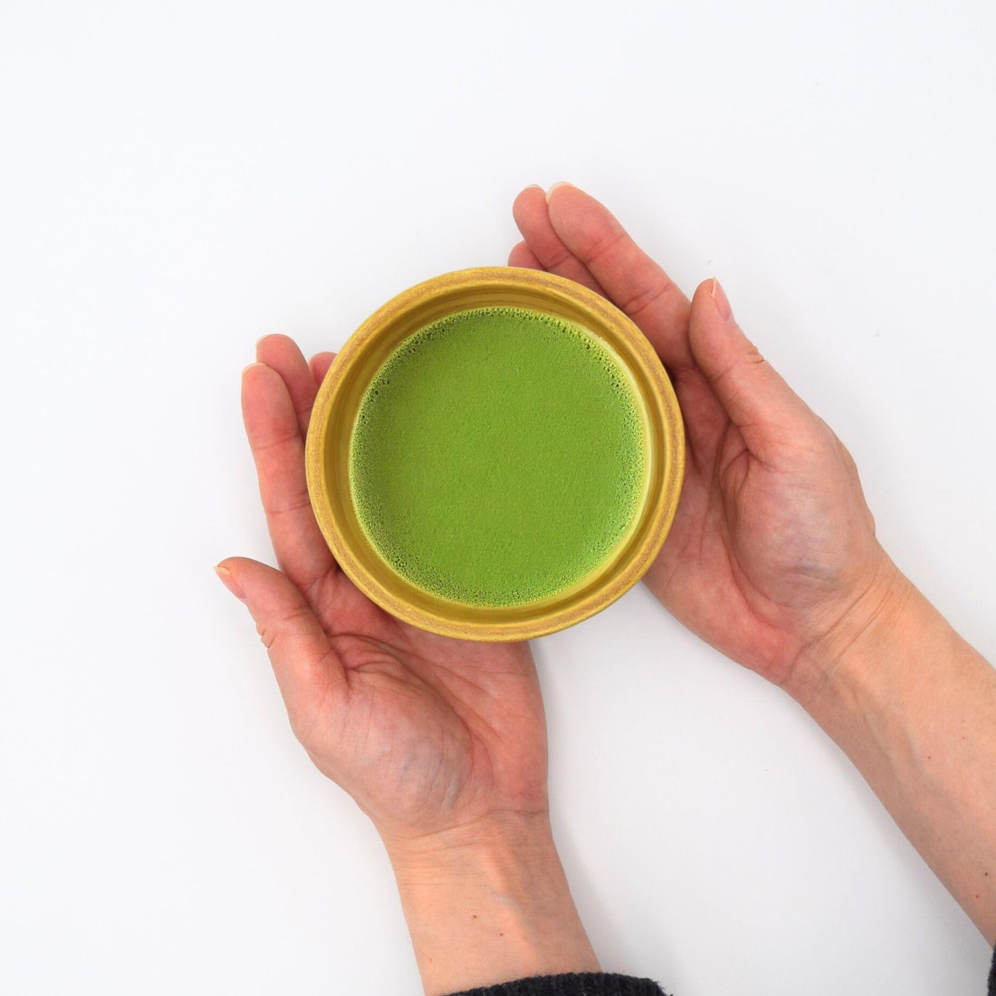 Product of Gifu Japan Ceramic Matcha Bowl, Handmade Chawan Japanese Green Tea Cup, Matcha Mixing Bowl, 400ml 13.6 oz, Brush Stroke Pattern, Black