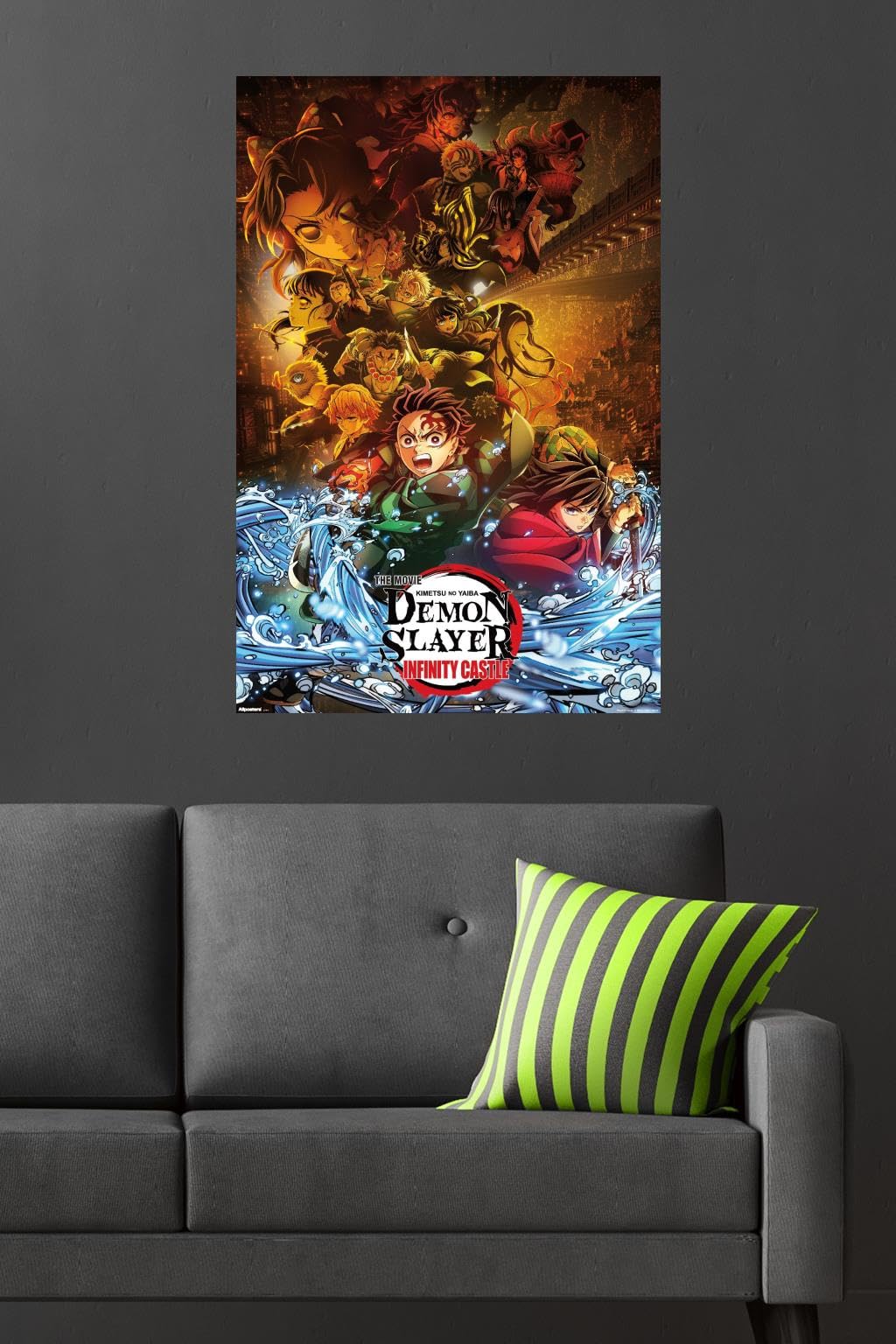 Demon Slayer: Infinity Castle (2025) - Group Key Art Wall Poster, 34L" x 22.4W", Unframed Version