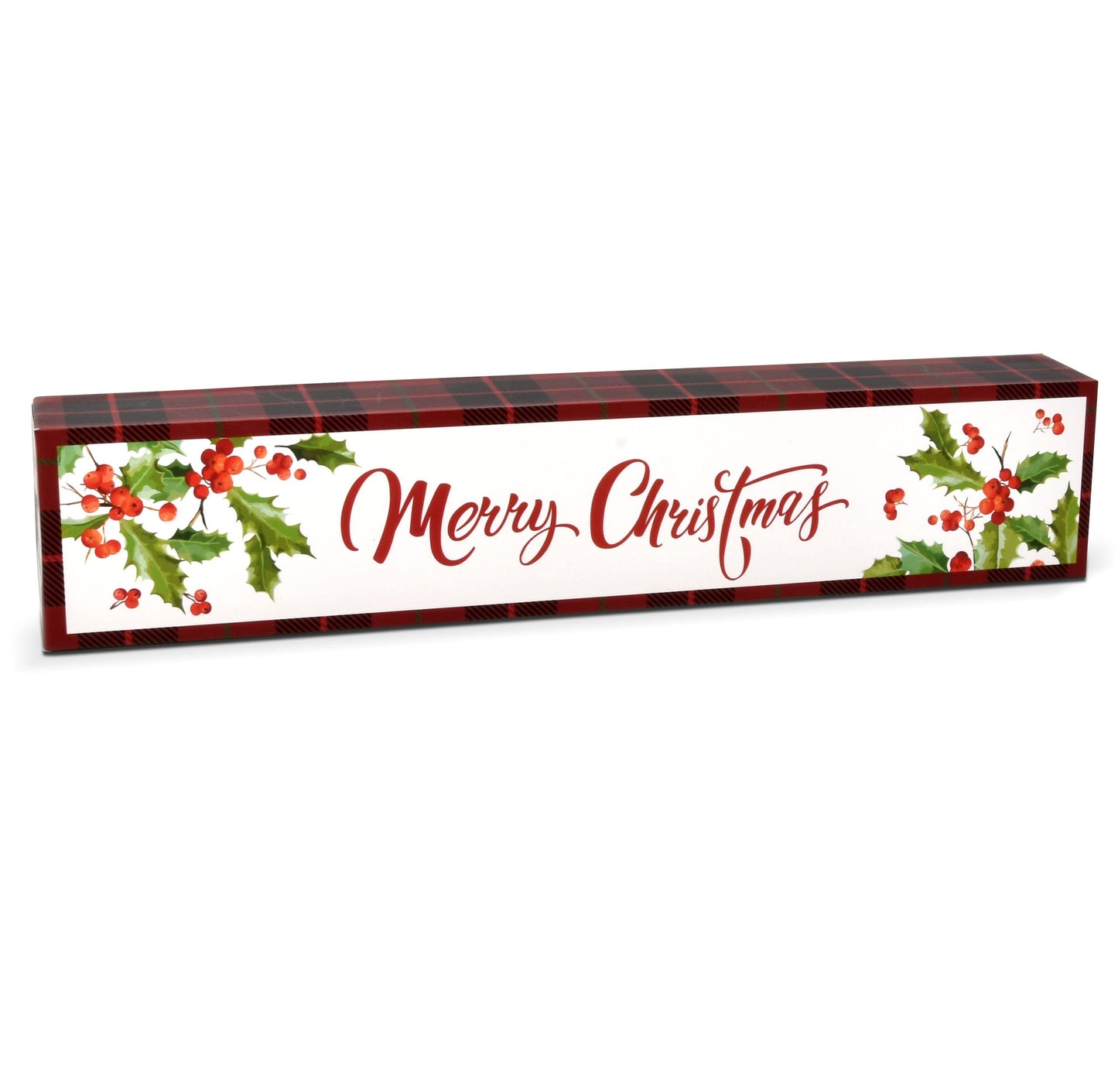 Gift Boutique - Christmas Table Decorations Set of 3 Table Topper Centerpiece for Desk, Shelf, Mantle, Home, Party Decor Snowman Winter Merry Christmas Happy Holidays Let it Snow Design