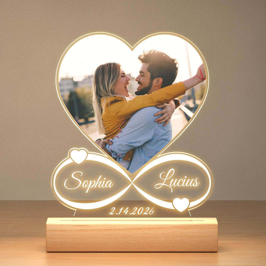 KoxSmar Custom Picture Frames, Personalized Photo Frame, Customized Picture Frames, Personalized Anniversary Photo Gifts for Women Men Her Him, Mothers Day Gifts for Mom Dad Baby Kid Family Pet