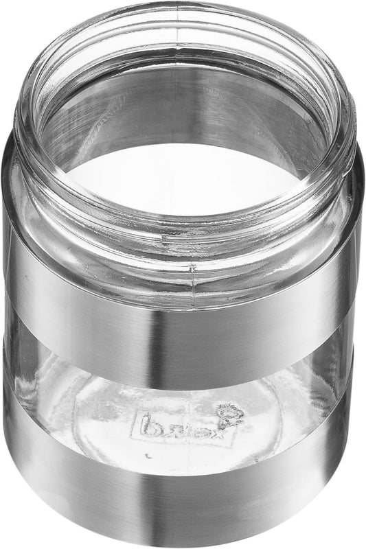 Le'raze Quality Stainless Steel Canister Set of 3 for Kitchen Counter with Glass Window & Airtight Lid - Food Storage Containers with Lids Airtight - Pantry Storage and Organization Set