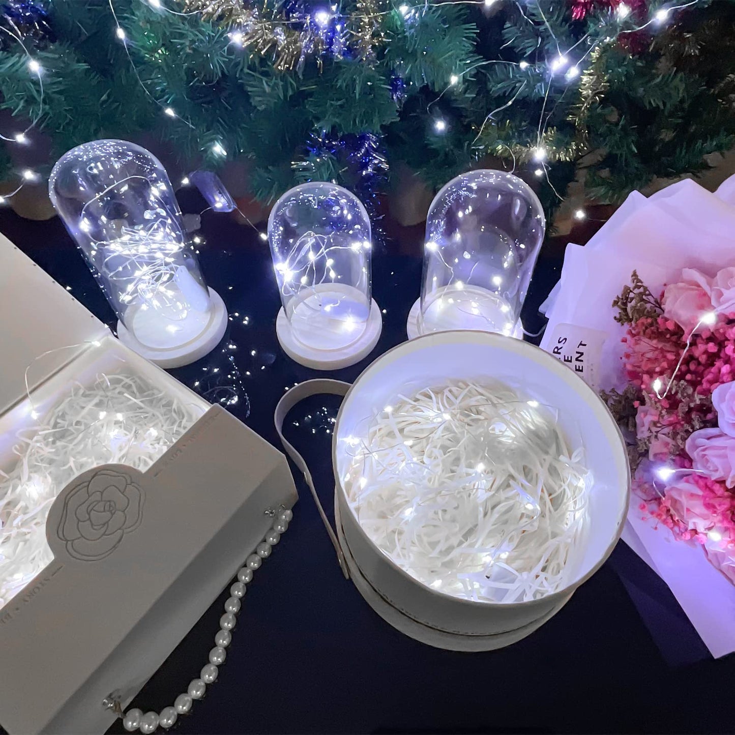 Etinga Wine Bottle Lights with Cork, 20 LEDs 6.6 Feet Silver Wire Cork Bottle Lights,Fairy Mini String Lights,for DIY Jar Halloween,Christmas,Party,Decor,Wedding Listing (10 Pack, Cool White)