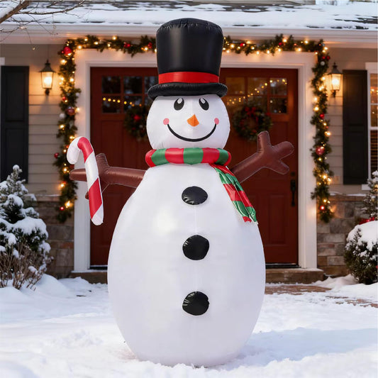 5FT Christmas Inflatables Outdoor Decoration, Snowman Inflatable Christmas Decorations Yard Decor Christmas Party Outdoor, Garden, Lawn
