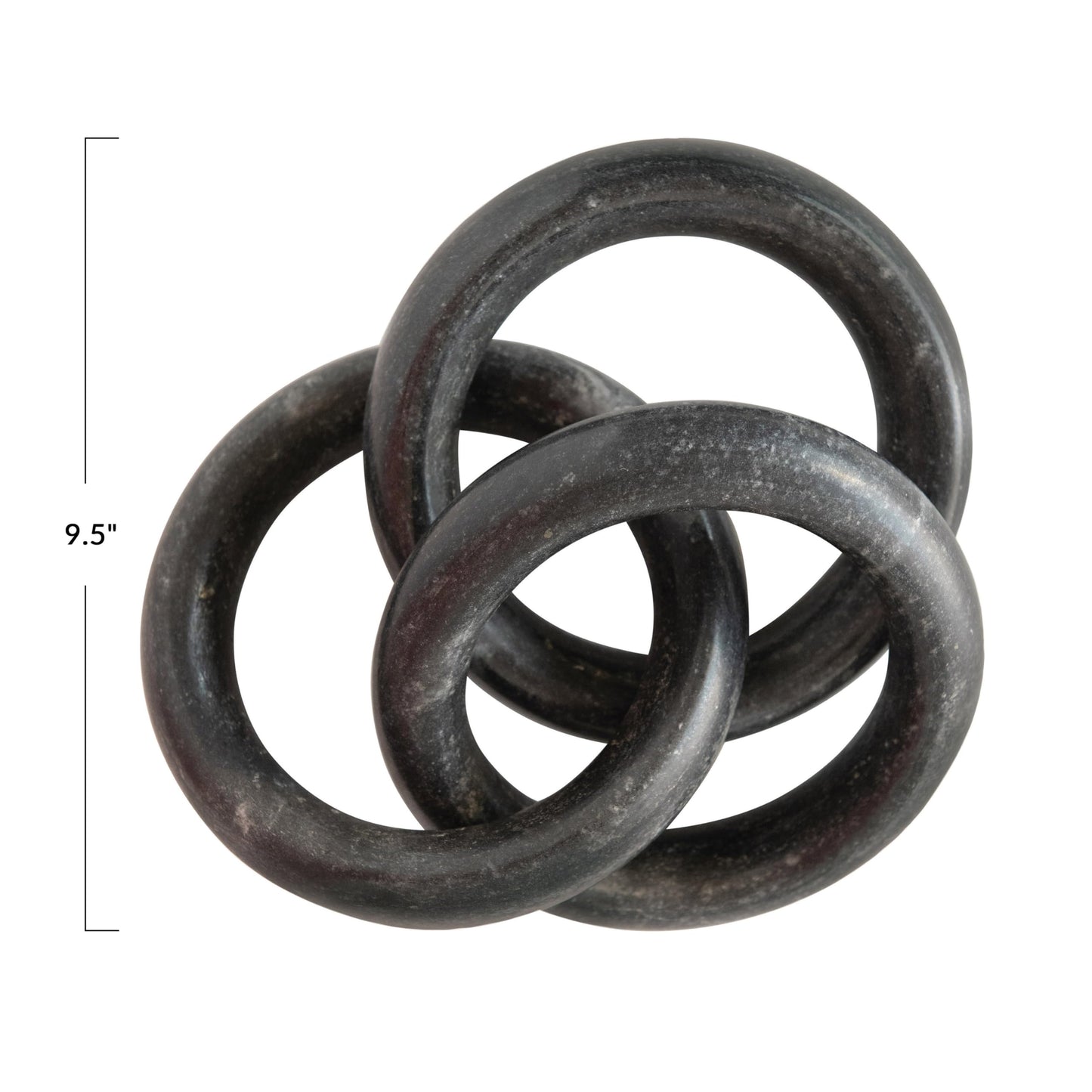 Bloomingville Marble Circle Chain, Black Décor, AH1797