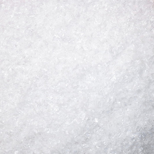 Penta Angel 100g Fake Snow Decorations Plastic Xmas Artificial Snowflake Confetti for Christmas Holiday Home Decor Crafts DIY (Solid White)
