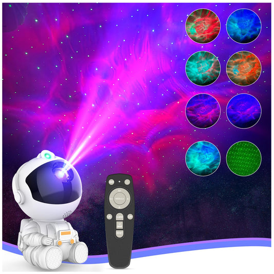 JIWYJOT Astronaut Galaxy Projector for Bedroom Decor, Birthday Gifts for Adults Teen Girl Gifts Ambient Lighting, Ceiling Space Star Night Light Projector for Kids Room Decor Aesthetic