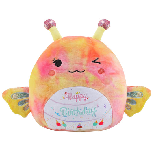 AWNOGKUE Stuffed Animal Butterfly Plush Toys 14 Inch Soft Unicorn Plushies Pillow Cute Rainbow Plushies Room Decoration Birthday Gifts for Kids Toddlers Girls and Boys (Large Butterfly)