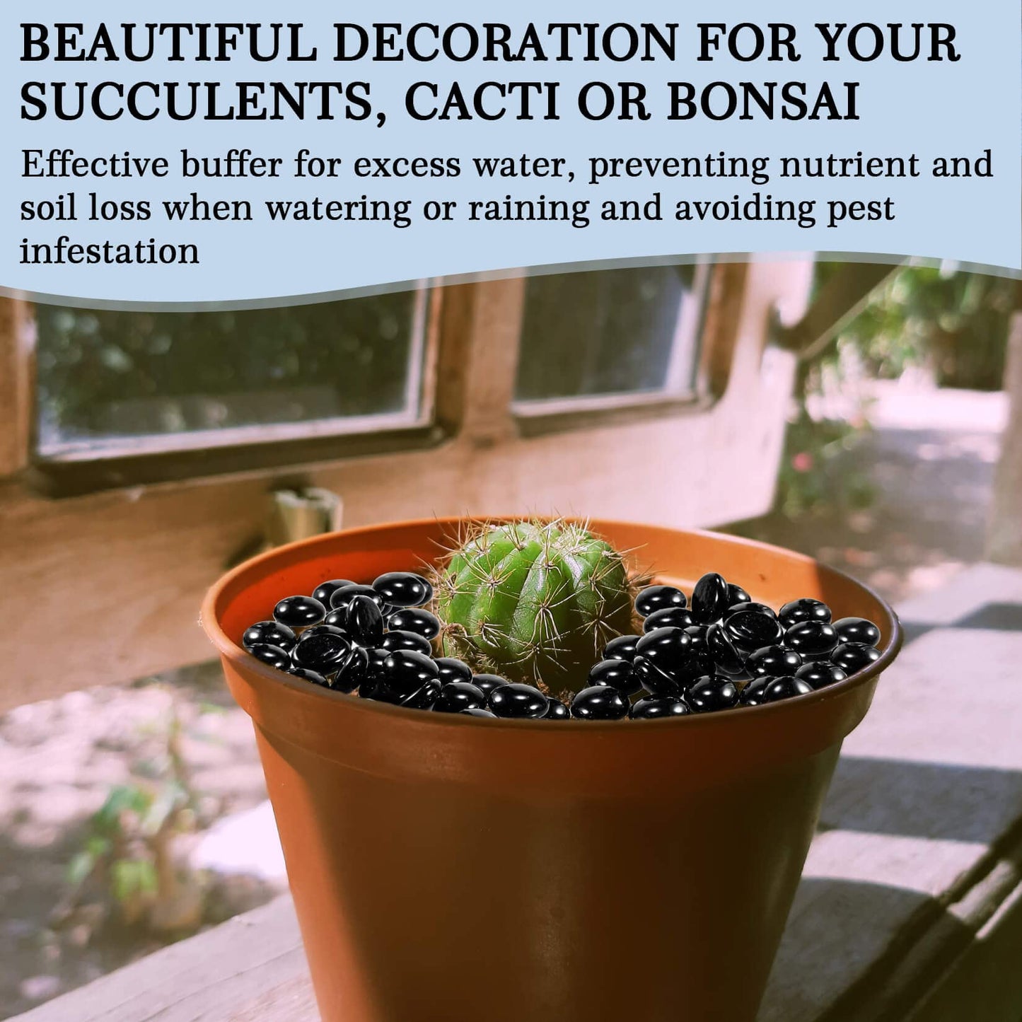 Sukh Flat Black Glass Marbles - Decorative Beads Glass Nuggets Gems Filler Vase,Scatter on Tables Stones Gas Fireplace Fish Tank Rocks for Various Craft Projects and Home Decor Items