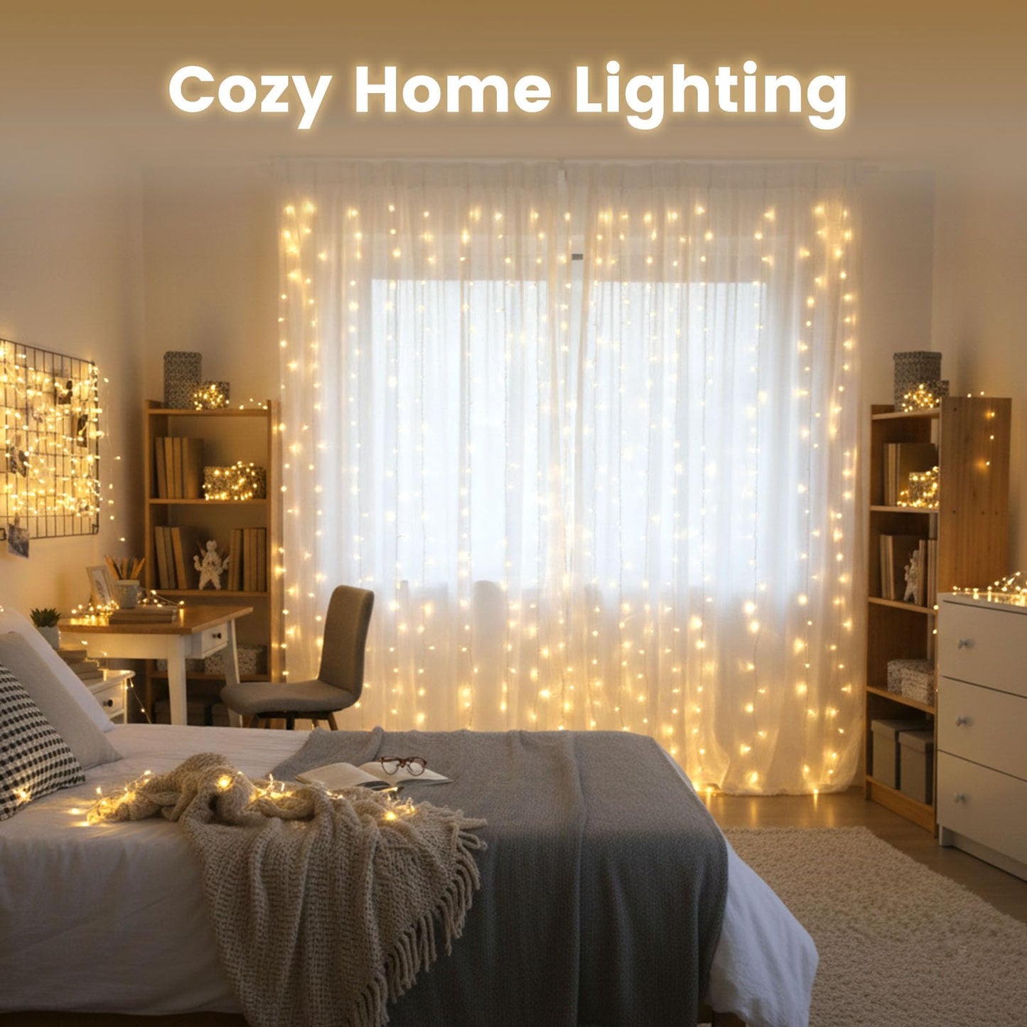 DomeStar 30Pack Fairy Lights Battery Operated, 7Ft 20 LED Waterproof String Lights Wire Firefly Starry Moon Light for DIY Mason Jars Party Centerpiece Table Valentine's Day Decorations Tree Ornament