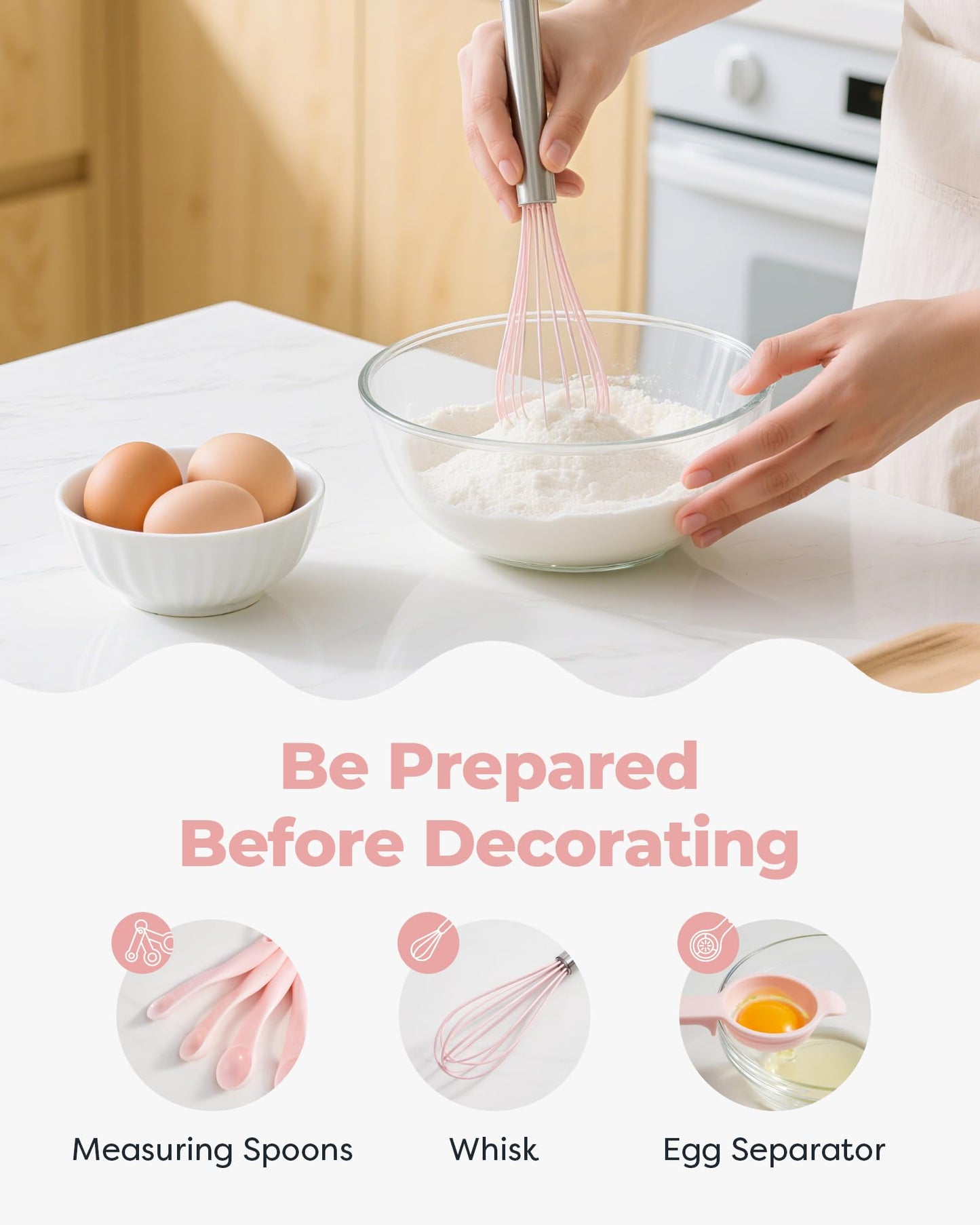 Kootek 158PCs Cake Decorating Kit, Baking Supplies Tools - Includes Cake Stand Turntable, 64 Icing Piping Tips Set, 2 Frosting Spatulas, 3 Scrapers, 50+2 Pastry Bags, Coupler, Video Tutorial, Booklet