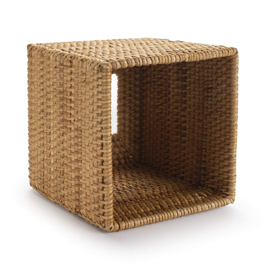 Rattan Tissue Box Cover Square, Hand Woven Wicker Tissue Holder, 5.5 x 5.5 X 5.7 inch, Natural