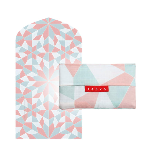 TAKVA The Pocket Sejadah™ | Portable Foldable Travel Prayer Mat, Waterproof, Ramadan/Eid Gift, Perfect Muslim Gift, Pocket Size (Design in Japan, Made in Turkey)