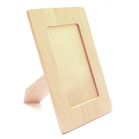 LWR CRAFTS Wooden DIY Photo Frame 4" x 6" Pack of 2