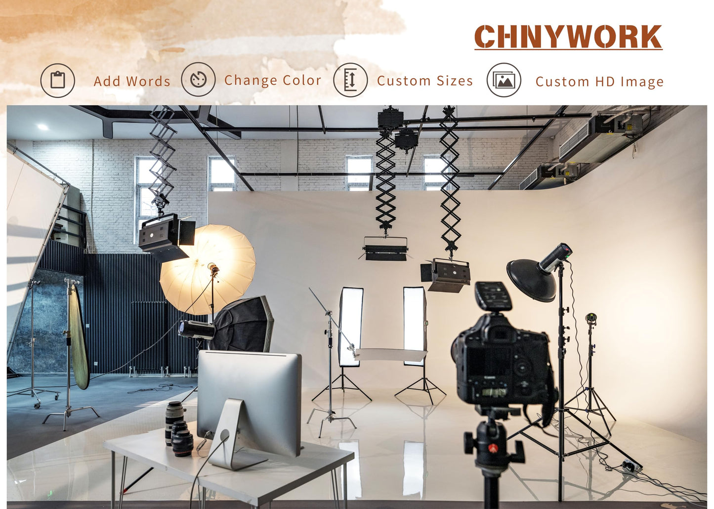CHNYWORK 7x5ft Christmas North Pole Backdrop Snowman Christmas Trees Gift Boxes Snowy Pine Forest Red Wooden Door Winter Holiday Background New Year Xmas Eve Party Decor Portrait Photo Booth Props