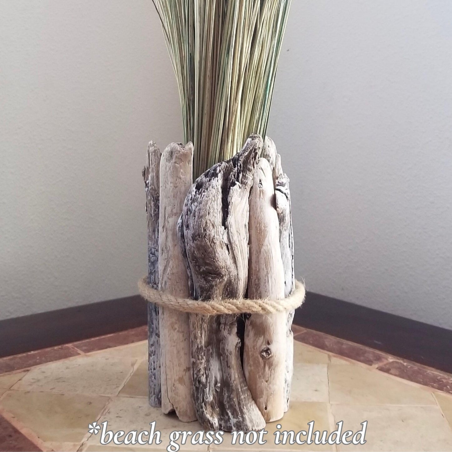 Ponderosa Farm & Outdoor Handcrafted Driftwood Vase, Flower Vase, Beach Coastal Decor, Wedding Centerpiece, Nautical Theme, Rustic Style, Bohemian Chic, Farmhouse