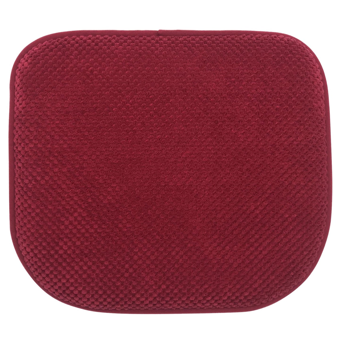 PAGGED Wine Red Foam Seat Cushions Kitchen Chairs Pads for Dining Chairs Non Slip Office Seat Cushions Washable U Shaped Soft Thick Large Metal Wooden Chair Cushions,17" x 15"