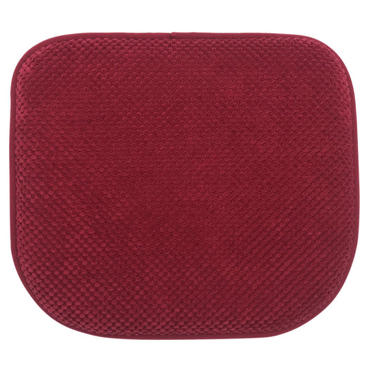 PAGGED Wine Red Foam Seat Cushions Kitchen Chairs Pads for Dining Chairs Non Slip Office Seat Cushions Washable U Shaped Soft Thick Large Metal Wooden Chair Cushions,17" x 15"