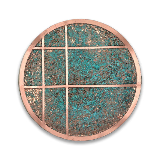 nooc art Handmade Copper Wall Art for Home, Living Room, Bedroom, Kitchen and Office Decor, Rustic Decorative Mural Art for Farmhouse Decor (Modern Copper, 11, Unframed)