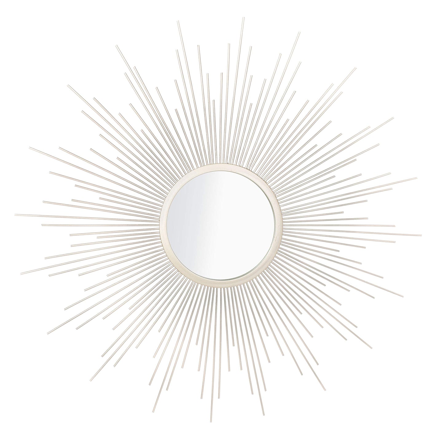 Safavieh Home Collection Alves 30-inch Champagne Sunburst Round Mirror