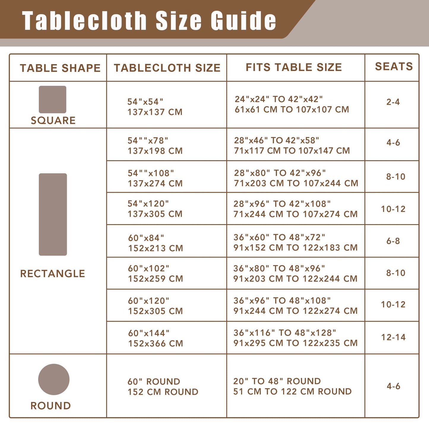 Fitable Nature Faux Linen Tablecloths Rectangle 60 x 84 Inch - 2 Pack Neutral Table Clothes for 4-6 Foot Tables, Wrinkle-Proof Faux Burlap Table Cover for Dining, Farmhouse, Outdoor Picnic, Camping