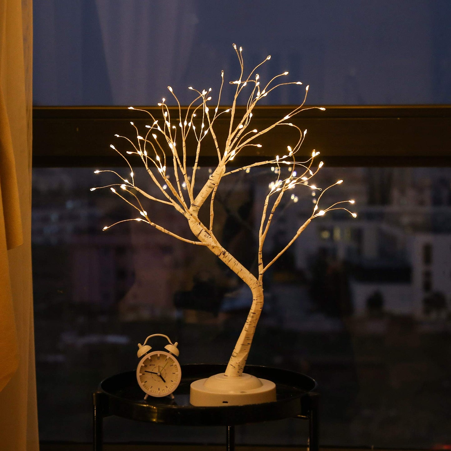 FUCHSUN $$$ 108 LED Birch Tree Light Tabletop Bonsai Fairy Tree Lamp, 8 Lighting Modes & Timer & Battery/USB Operated, Party Wedding Holiday Festival Christmas Decoration, Warm White