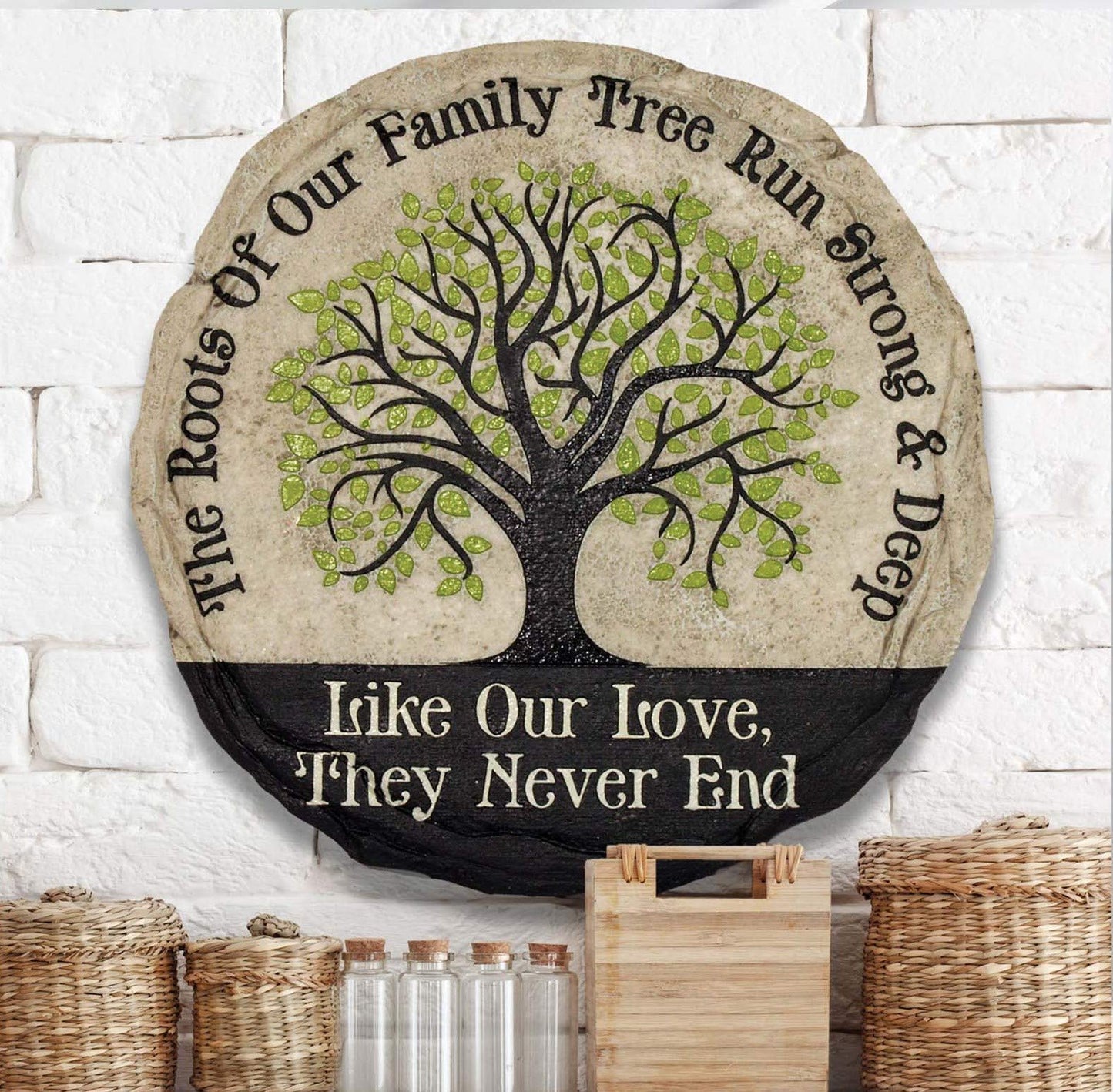 Spoontiques - Garden Décor - Bear Stepping Stone - Decorative Stone for Garden